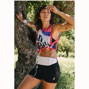 NWT FP Movement Love Printed Tank in Atlantic Pacific Blocking